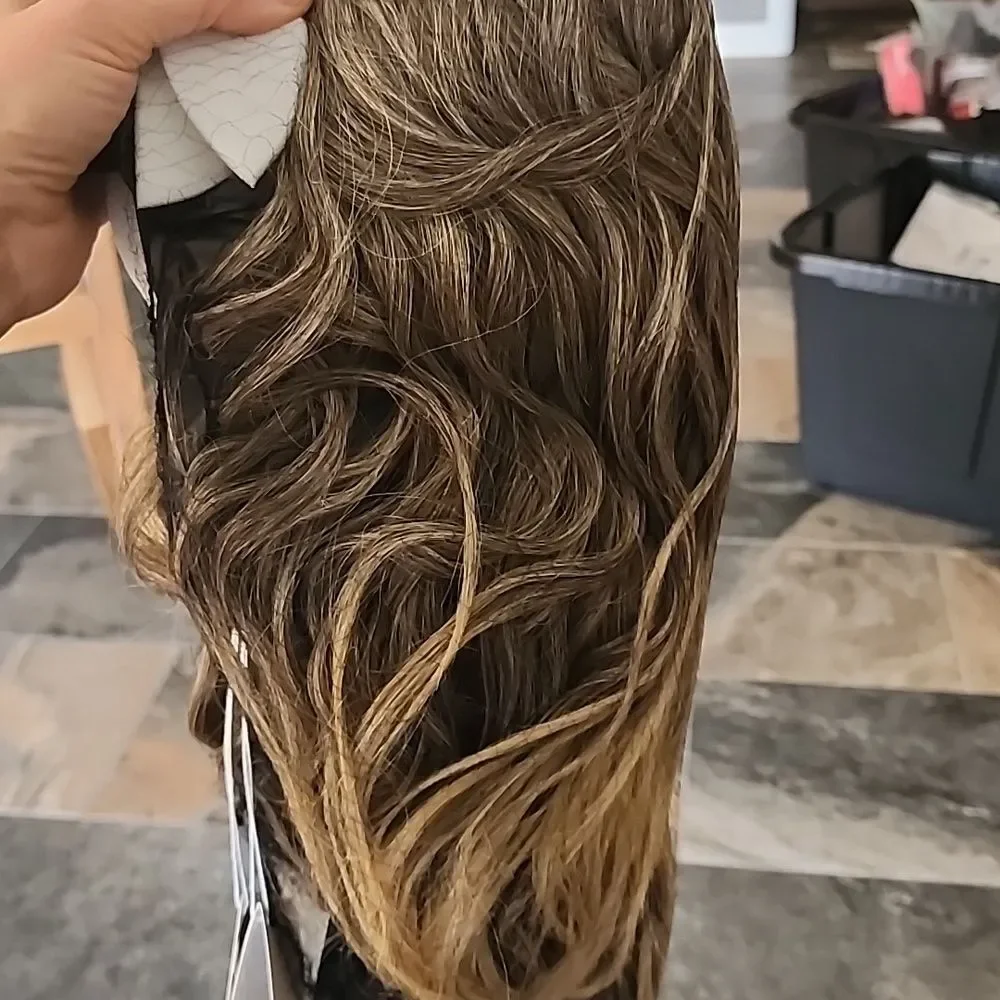 NEW LACE FRONT Wig- 24bt18 Blonde with light brown mix- Heat Friendly!